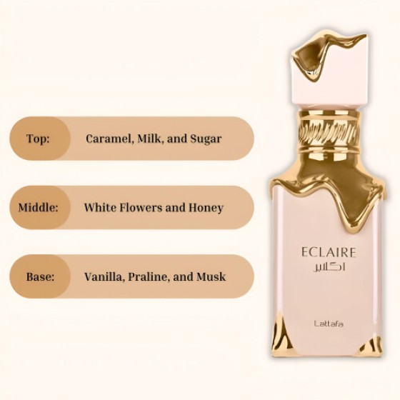 Lattafa Eclaire 100ml オードパルファム ユニセックス グルマン フレグランス